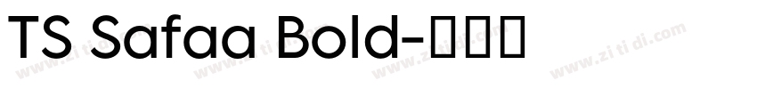 TS Safaa Bold字体转换 TS Safaa Bold字体转换